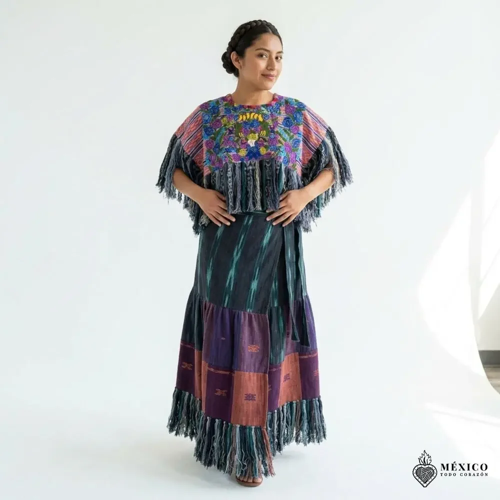 Cape huipil  only One of a kind one size SEE measurements one size fits all